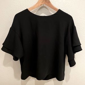H&M black blouse size 6